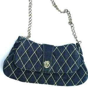 Vera Bradley Blue Denim Handbag Purse